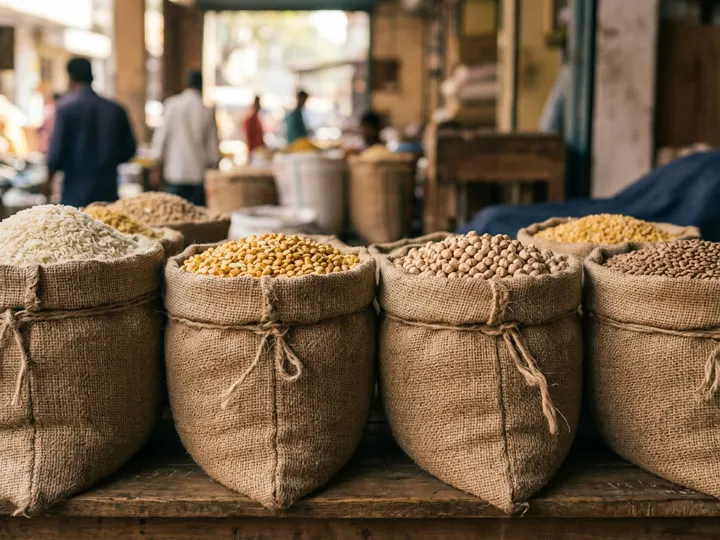 Rice, Grains & Pulses